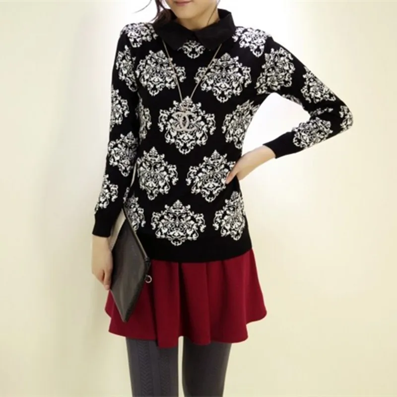 New Fashion Nice Pop Tide Women Sweater Spring Autumn New Casual Popular Floral Slim Knitted Pullover Pull A215
New Fashion Nice Pop Tide Women Sweater Spring Autumn New Casual Popular Floral Slim Knitted Pullover Pull A215