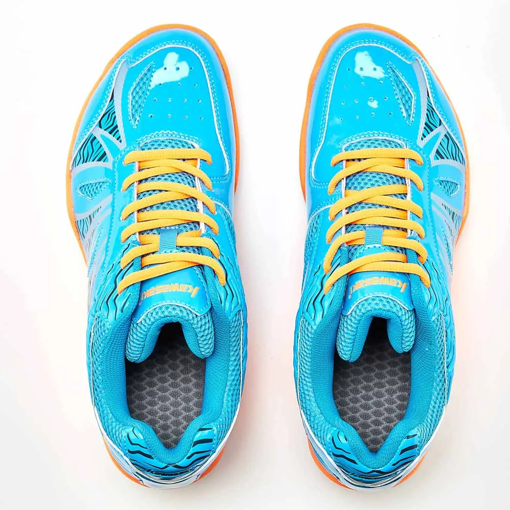 2019 KAWASAKI Professional Blue Yellow Badminton Shoes Lace Up Sneakers Breathable Men Women Indoor Court Sports Shoes K-076
2019 KAWASAKI Professional Blue Yellow Badminton Shoes Lace Up Sneakers Breathable Men Women Indoor Court Sports Shoes K-076