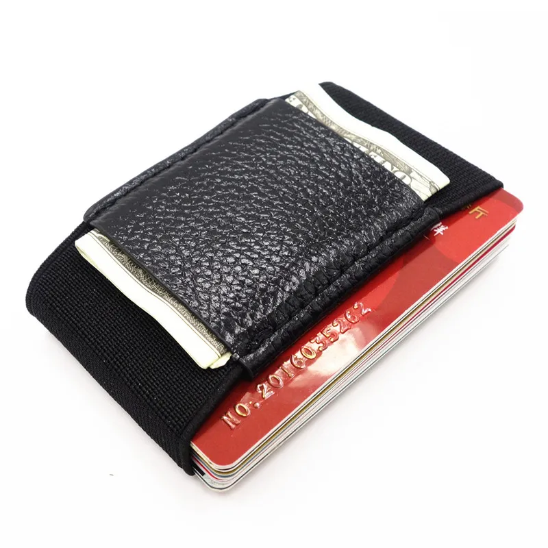 Men Slim Leather Wallet With Elastic Front Pocket Card Holders And Cash Business Card holder Purse Magic Id Card Case
Men Slim Leather Wallet With Elastic Front Pocket Card Holders And Cash Business Card holder Purse Magic Id Card Case