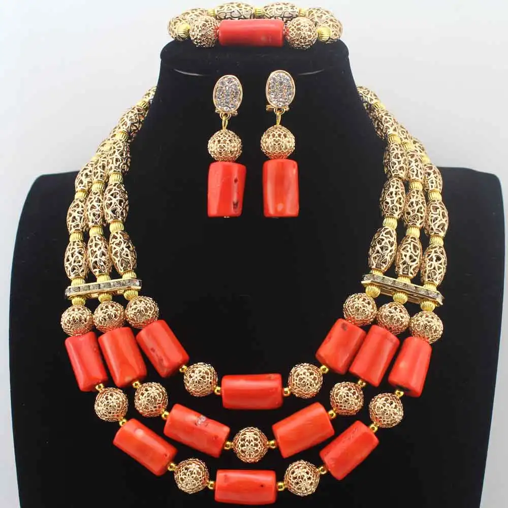 New African Wedding Coral Jewelry Set Accessories Add Coral Beads Bridal Necklace Jewelry Sets 3Layers Free Shipping HD8594
New African Wedding Coral Jewelry Set Accessories Add Coral Beads Bridal Necklace Jewelry Sets 3Layers Free Shipping HD8594