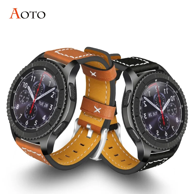 PU Leather watch band For Samsung Gear S3 Frontier/Classic 22mm/S2 20mm Watch Strap For Galaxy Watch 46mm 42mm watch Accessories
PU Leather watch band For Samsung Gear S3 Frontier/Classic 22mm/S2 20mm Watch Strap For Galaxy Watch 46mm 42mm watch Accessories
