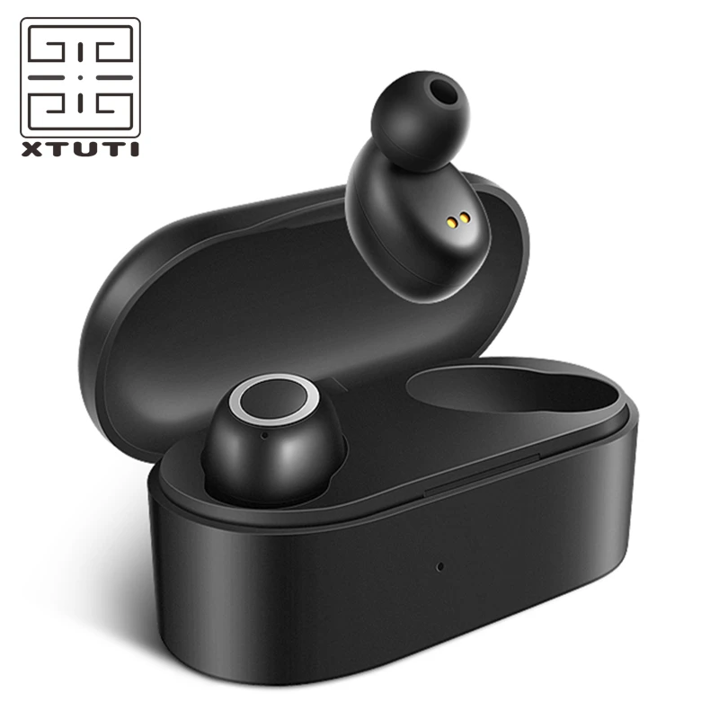 Фото 3D стерео звук Bluetooth V5.0 наушники портативный TWS беспроводной сенсорный наушник с