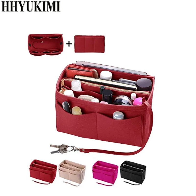 Make up Organizer Insert Bag For Handbag, Felt Storage bag with zipper, Travel Inner Purse, Fit Cosmetic Bags For Neverfull
Make up Organizer Insert Bag For Handbag, Felt Storage bag with zipper, Travel Inner Purse, Fit Cosmetic Bags For Neverfull