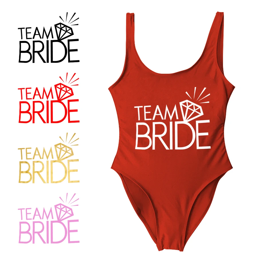 BRIDE Letter Print Sexy Bodysuit One Piece Swimsuit Swimwear Women High Cut Beachwear Monokini Bathing Suit Wedding Bikini
BRIDE Letter Print Sexy Bodysuit One Piece Swimsuit Swimwear Women High Cut Beachwear Monokini Bathing Suit Wedding Bikini
