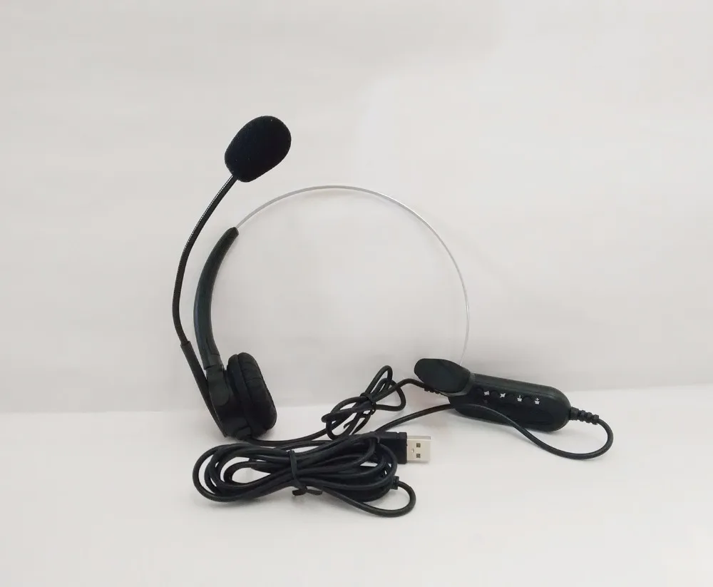 USB Earphone Headphones with Mic Call Center Computer Headset for PC Laptop Skype Chat Gaming
USB Earphone Headphones with Mic Call Center Computer Headset for PC Laptop Skype Chat Gaming