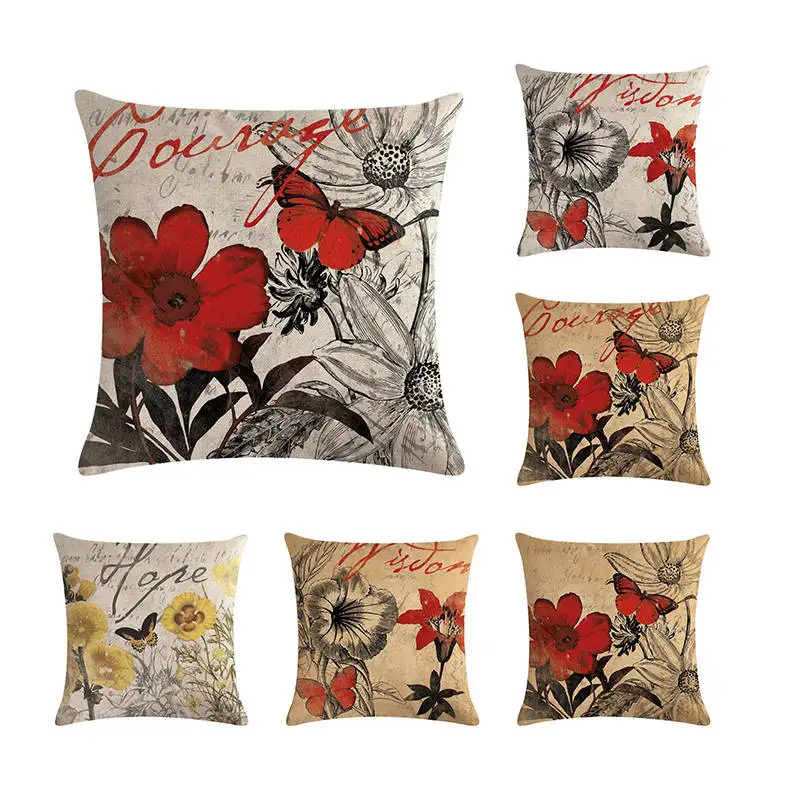 Realistic Oil Painting Style Retro Flower Cushion Cover Linen Cotton Pillow Case for Sofa Car Home Decoration Chair Gift ZY242
Realistic Oil Painting Style Retro Flower Cushion Cover Linen Cotton Pillow Case for Sofa Car Home Decoration Chair Gift ZY242