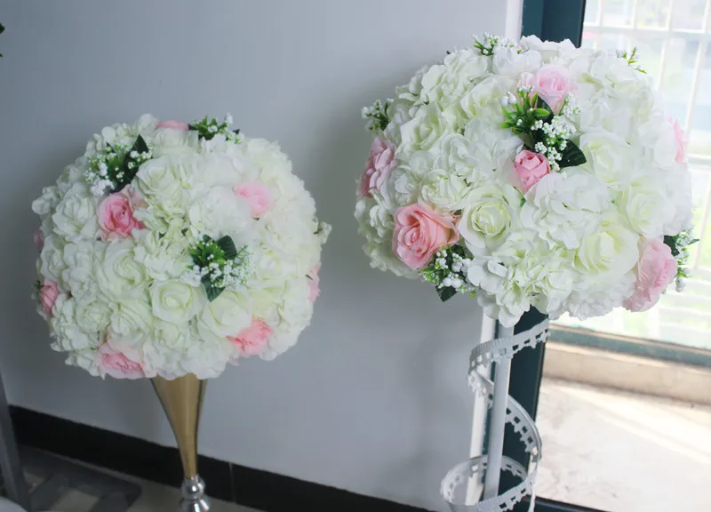 

SPR 2018 wedding table centerpiece flower ball artificial arch table runner flowers wedding decoration backdrop decorative flore
