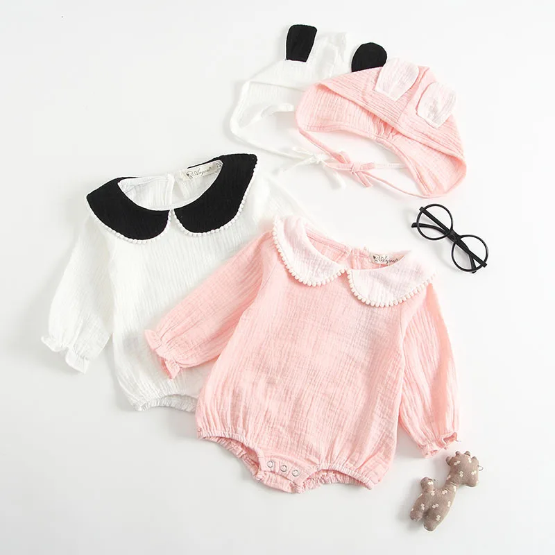 Baby Girl's Round Neck Long Sleeve Newborn Cute Style 2PCS 100% Cotton Rompers with Hats Triangle Design Spring Summer Rompers
Baby Girl's Round Neck Long Sleeve Newborn Cute Style 2PCS 100% Cotton Rompers with Hats Triangle Design Spring Summer Rompers