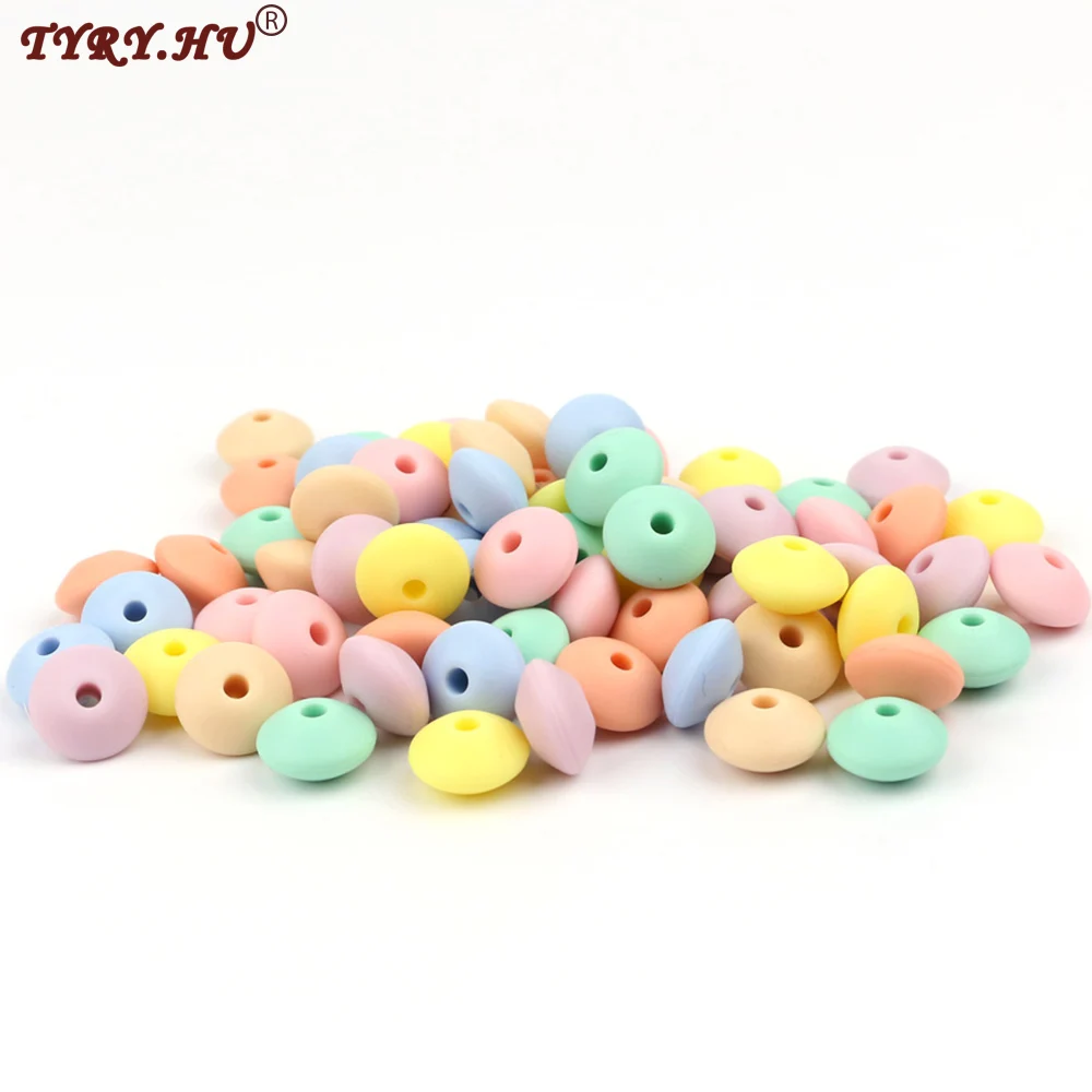 TYRY.HU 500pc Silicone Lentil Beads Baby Teething Bead Teether Safe Toys For DIY Necklace Pacifier Chain Jewelry Making BPA Free
TYRY.HU 500pc Silicone Lentil Beads Baby Teething Bead Teether Safe Toys For DIY Necklace Pacifier Chain Jewelry Making BPA Free