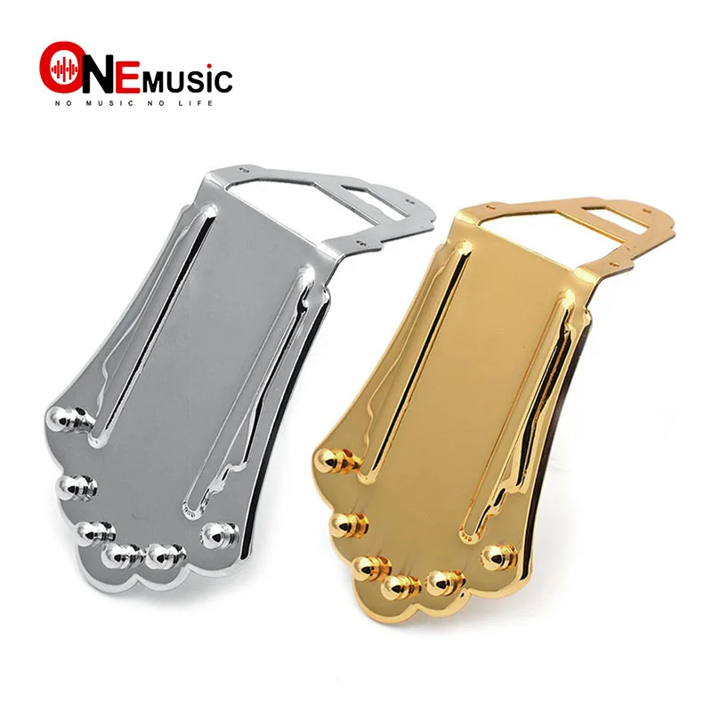 A Set Jazz Guitar Bridge for Hollow Semi Hollow Electric Guitar Chrome Gold for choose
A Set Jazz Guitar Bridge for Hollow Semi Hollow Electric Guitar Chrome Gold for choose