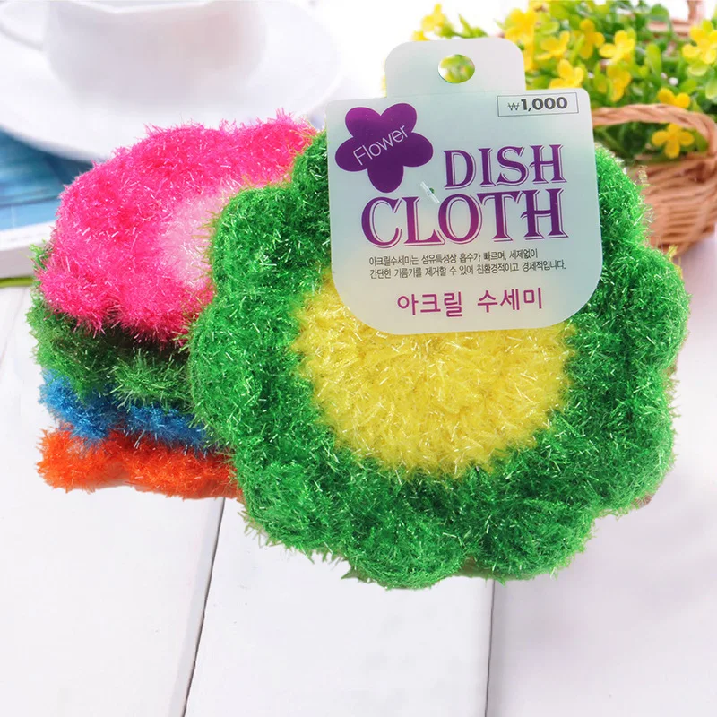 Flower Shaped Dish Scrubber Sponge Non-scratch Cute Home Kitchen Tool Bowls Pan Washing Cleaning Cloth Scouring Tableware Wash
Flower Shaped Dish Scrubber Sponge Non-scratch Cute Home Kitchen Tool Bowls Pan Washing Cleaning Cloth Scouring Tableware Wash