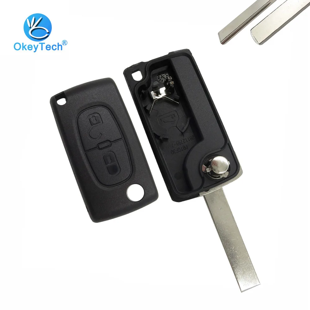 OkeyTech for Citroen C2 C3 C4 C5 C6 Key Shell 2 Button Flip Folding Remote Car Key Case Fob with Battery Holder VA2/HU83 Blade
OkeyTech for Citroen C2 C3 C4 C5 C6 Key Shell 2 Button Flip Folding Remote Car Key Case Fob with Battery Holder VA2/HU83 Blade