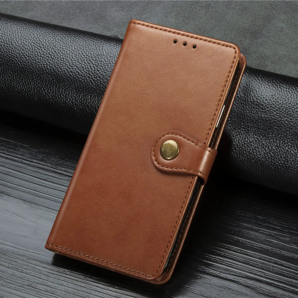 Чехол книжка из натуральной кожи для Samsung Galaxy A10 A20 A30 A40 A50 A505 A70 M10 Note 8 9 S8 S9 S10e S10