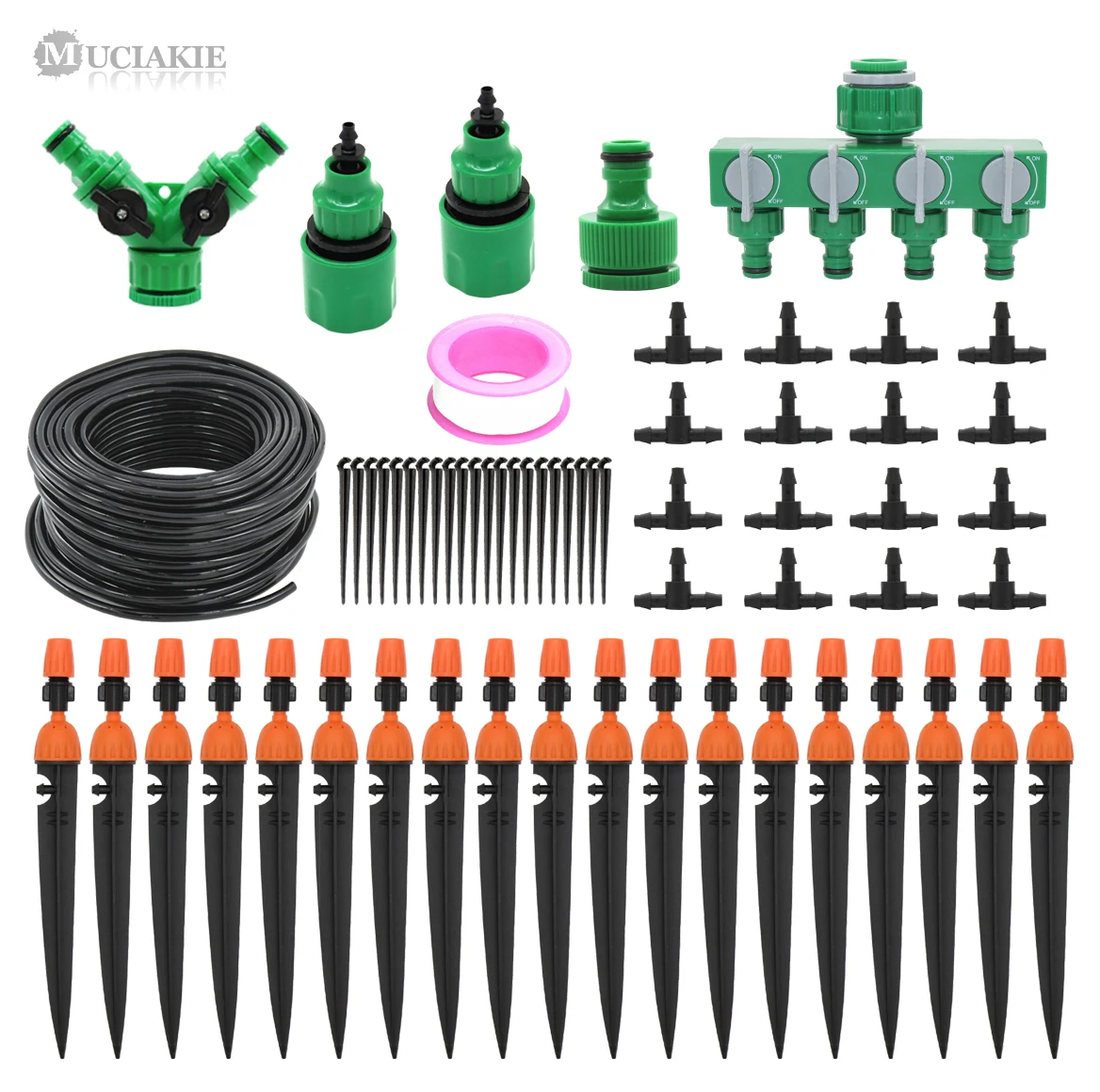 MUCIAKIE 5M To 40M DIY Micro Drip Irrigation System Self Plant Watering Kit For Yard Garden Lawn Drippers Sprinkling And Sprayer
MUCIAKIE 5M To 40M DIY Micro Drip Irrigation System Self Plant Watering Kit For Yard Garden Lawn Drippers Sprinkling And Sprayer