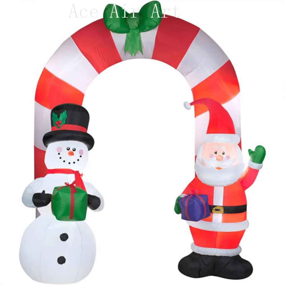 free fans Christmas santa airblown inflatable archway for decoration holiday events
free fans Christmas santa airblown inflatable archway for decoration holiday events