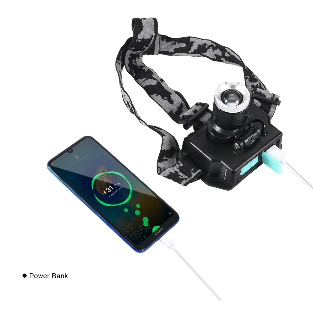 Coba led induction headlamp T6 sensor light waterproof power bank use 2*18650 battery usb chargeable headlight 
Coba led induction headlamp T6 sensor light waterproof power bank use 2*18650 battery usb chargeable headlight