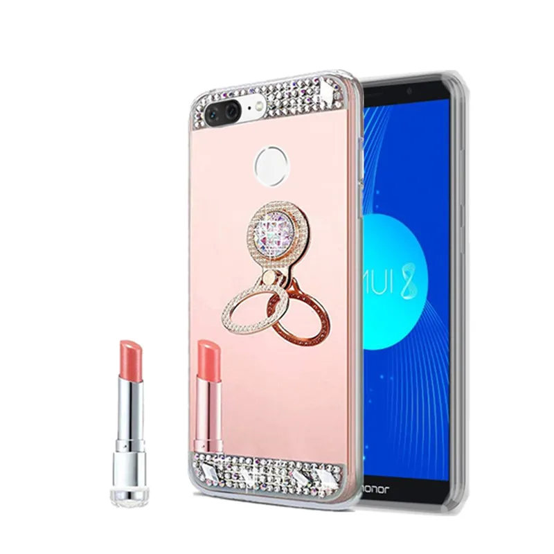 Зеркальный блестящий чехол для Huawei Honor 7A 7C 6C Pro 8S 9 8 10i Lite 9A 9C 9S 8A 9x Y5 Y6 Y7 Y9 Prime 2018 P Smart