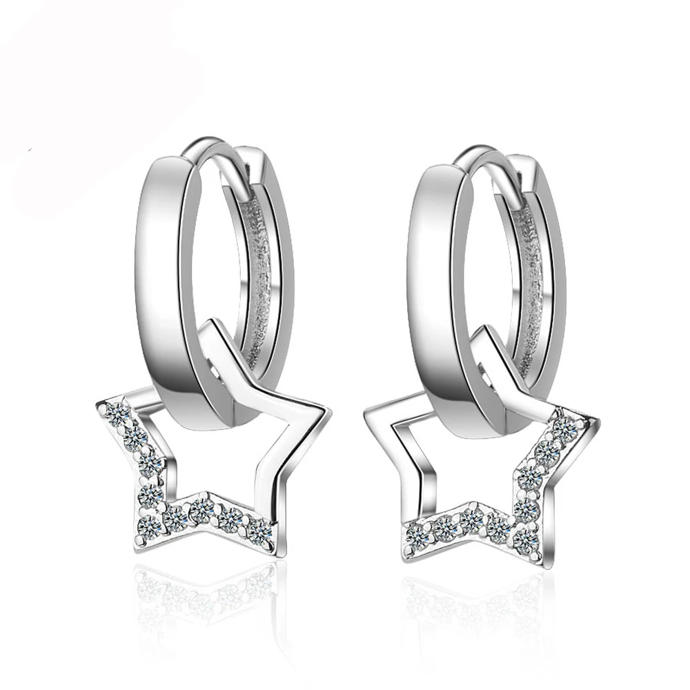 Utimtree Lovely Dazzling Five Star Cubic Zircon Drop Earrings for Bridal Women Fashion Crystal Dangle Earring Jewelry
Utimtree Lovely Dazzling Five Star Cubic Zircon Drop Earrings for Bridal Women Fashion Crystal Dangle Earring Jewelry