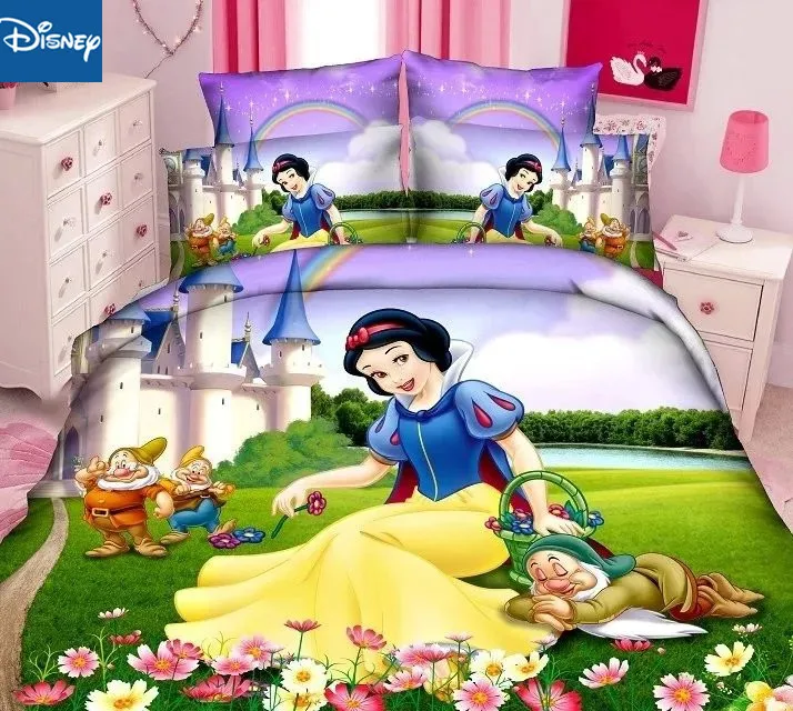Комплект постельного белья Disney, Белоснежка, пододеяльник, один размер для девочек, украшение для спальни, Размер 99x190 см, двуспальная простыня, 3 шт., принцесса, Новинка
Комплект постельного белья Disney, Белоснежка, пододеяльник, один размер для девочек, украшение для спальни, Размер 99x190 см, двуспальная простыня, 3 шт., принцесса, Новинка