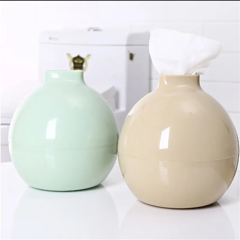 HOMETREE Creative Round Pumping Paper Tissue Box Holder Livingroom Bedroom Pumping carton Storage Box Home Decoration Decor HK06
HOMETREE Creative Round Pumping Paper Tissue Box Holder Livingroom Bedroom Pumping carton Storage Box Home Decoration Decor HK06