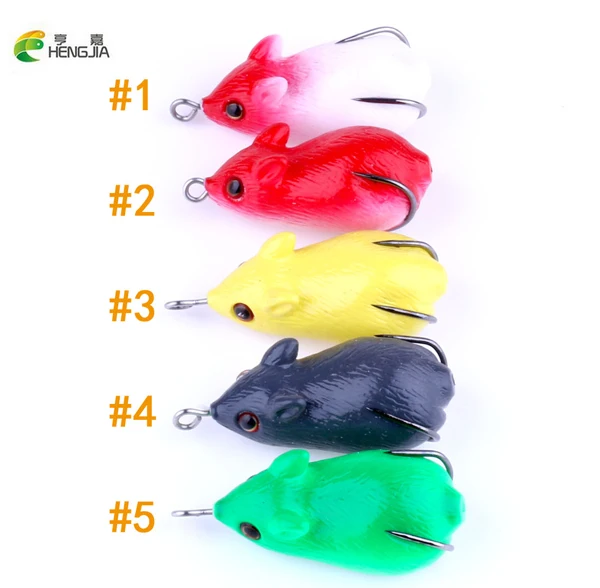 HENGJIA 8.5g 5cm 5pcs Fishing Frog Mouse Lures Soft Baits For Snakehead Bass Lures Frog Fishing Floating Topwater
HENGJIA 8.5g 5cm 5pcs Fishing Frog Mouse Lures Soft Baits For Snakehead Bass Lures Frog Fishing Floating Topwater