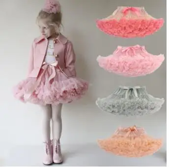 Летние кружевные пышные шифоновые юбки-американки детские юбки-пачки 24 цветов