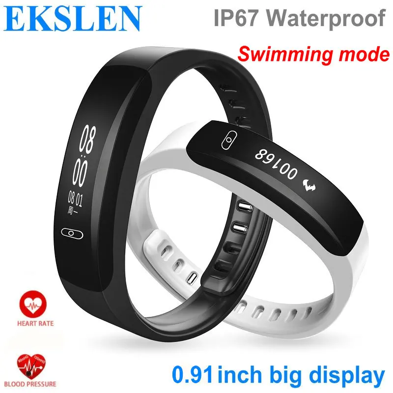 ekslen K8 Swimming Support Smart Bracelet Heart Rate Monitor IP67 Waterproof Smart Band Wristband Fitness Tracker WearableDevice
ekslen K8 Swimming Support Smart Bracelet Heart Rate Monitor IP67 Waterproof Smart Band Wristband Fitness Tracker WearableDevice