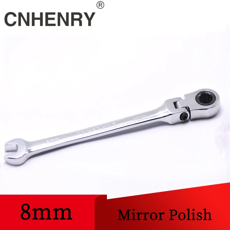 8mm Flexible Head Ratchet Wrench Key Ratchet Spanner Chromed Wrench Universal Key Hand Tools for Car Repair Tools
8mm Flexible Head Ratchet Wrench Key Ratchet Spanner Chromed Wrench Universal Key Hand Tools for Car Repair Tools