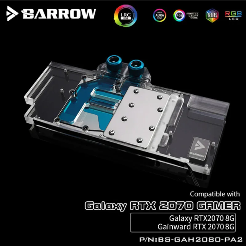 Barrow BS GAH2080 PA2 LRC 2 0 5В полноэкранная графическая карта блоки водяного охлаждения