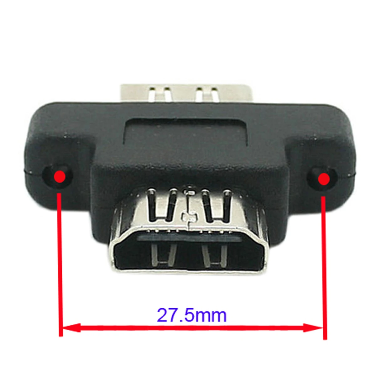 Переходник-удлинитель HDTV мама-HDMI 1,4 в мама с отверстиями для крепления на панель
Переходник-удлинитель HDTV мама-HDMI 1,4 в мама с отверстиями для крепления на панель