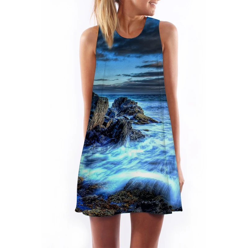 Casual Beach Dress 3D Printed Women Dress Sleeveless Tank Summer Autumn Sexy Sundresses Brand Chiffon Party WAIBO BEAR
Casual Beach Dress 3D Printed Women Dress Sleeveless Tank Summer Autumn Sexy Sundresses Brand Chiffon Party WAIBO BEAR