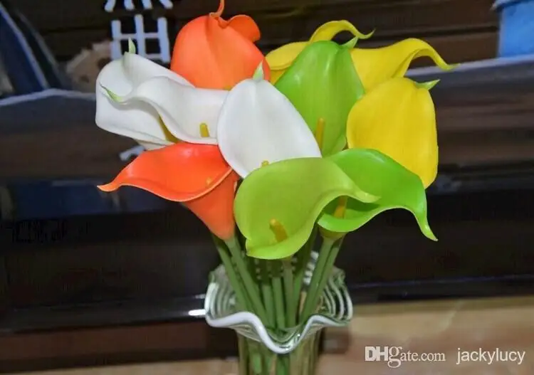 Real Touch PU Artificial Flower Calla Lily For Home Ornament Wedding Centerpiece Decoration White Green Orange Yellow color
Real Touch PU Artificial Flower Calla Lily For Home Ornament Wedding Centerpiece Decoration White Green Orange Yellow color