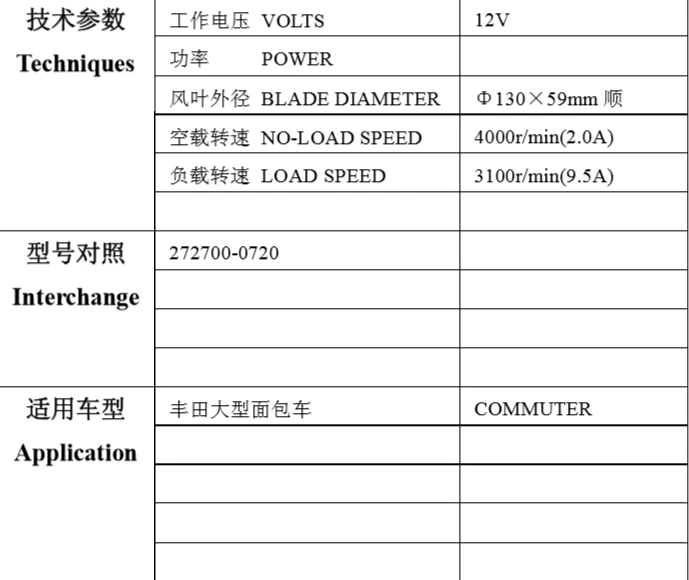 Automotive air conditioning blower motor / Electronic fan/motor / COMMUTER blower motor
Automotive air conditioning blower motor / Electronic fan/motor / COMMUTER blower motor