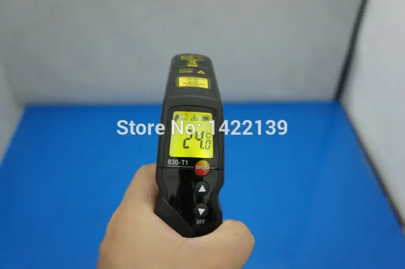 Testo 830-T1 10:1 Infrared Thermometer, 1 Point Laser Sighting, Adjustable Limit Values
Testo 830-T1 10:1 Infrared Thermometer, 1 Point Laser Sighting, Adjustable Limit Values