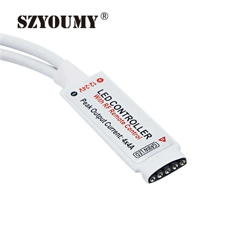 SZYOUMY Mini RF Wireless Controller With 40 Keys Remote Control For RGBW LED Strip Light DC12-24V 50PCS/LOT
SZYOUMY Mini RF Wireless Controller With 40 Keys Remote Control For RGBW LED Strip Light DC12-24V 50PCS/LOT