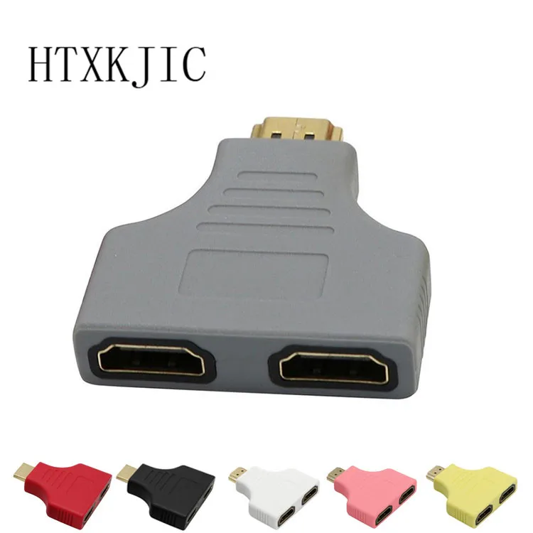 HOT 1080P 1 in 2 HDMI Splitter Male male to 2 Female onversion Head Adapter HDMI Male to Female Black Color
HOT 1080P 1 in 2 HDMI Splitter Male male to 2 Female onversion Head Adapter HDMI Male to Female Black Color