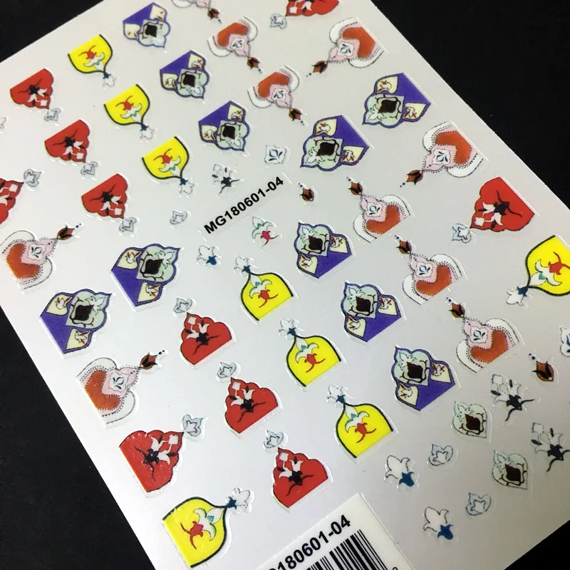 Newest MG180601-04 Bohemian style 3d nail art sticker nail decal stamping export japan designs rhinestones decorations
Newest MG180601-04 Bohemian style 3d nail art sticker nail decal stamping export japan designs rhinestones decorations