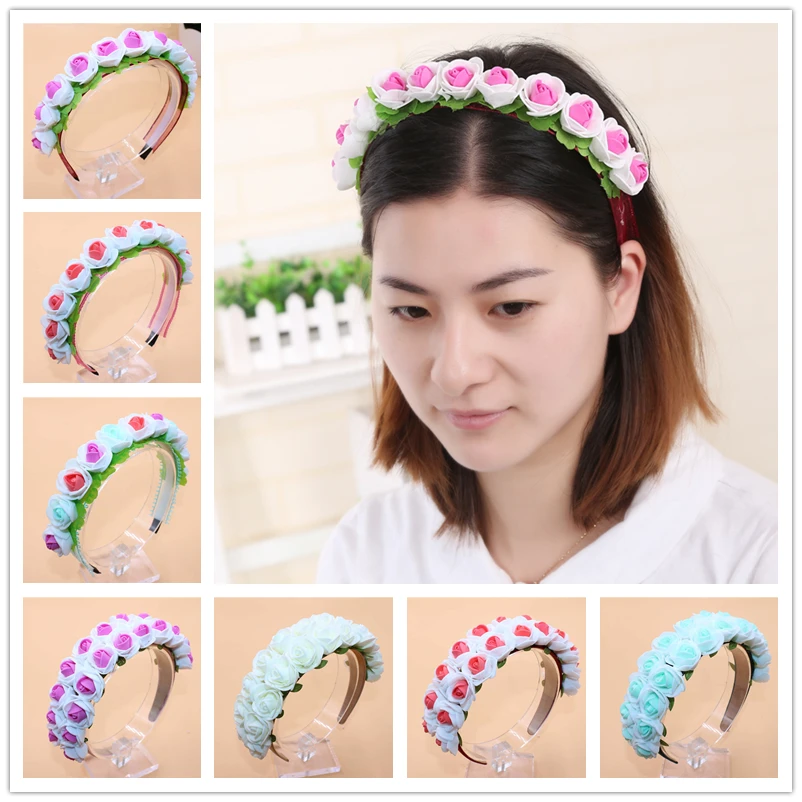 Rose Flower Headband Flower Crown for Girs Garland Floral Crown Handmade Bride Flower Crown Rose Headband Accessories
Rose Flower Headband Flower Crown for Girs Garland Floral Crown Handmade Bride Flower Crown Rose Headband Accessories