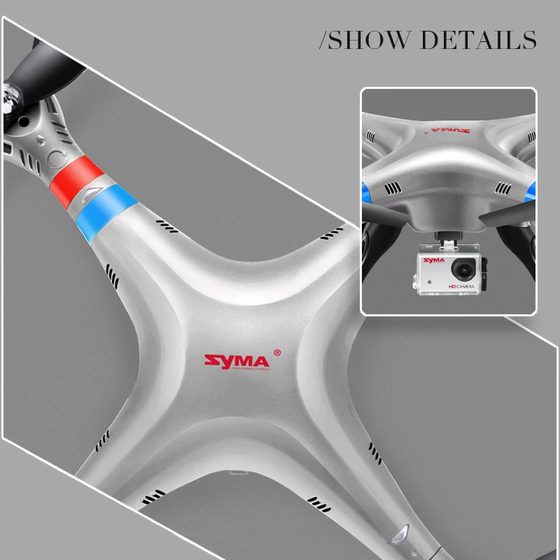 Syma X8C X8W 2.4 г 4CH 6 ось профессиональный FPV нло беспилотный квадрокоптер с 2MP HD камера
