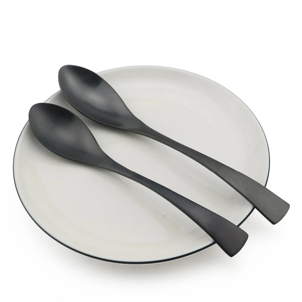 JANKNG 20-Pieces Matte Black Dinnerware Set Luxury 304 Stainless Steel Dinner Silverware Steak Knife Fork Tableware Cutlery Set
JANKNG 20-Pieces Matte Black Dinnerware Set Luxury 304 Stainless Steel Dinner Silverware Steak Knife Fork Tableware Cutlery Set