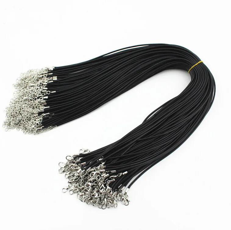 Black Genuine Choker Leather Necklace Pendants 2.5mm Cords For Lobster Clasp Charm Choker DIY Jewelry 50pcs B491
Black Genuine Choker Leather Necklace Pendants 2.5mm Cords For Lobster Clasp Charm Choker DIY Jewelry 50pcs B491
