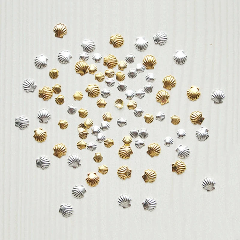 Nail Conch 3D Art 100pc Silver&Gold 2Size (3mm,5mm) Alloy Glitter Manicure For Nail Decals Charm 3D Nail Art Decorations CJ(mix)
Nail Conch 3D Art 100pc Silver&Gold 2Size (3mm,5mm) Alloy Glitter Manicure For Nail Decals Charm 3D Nail Art Decorations CJ(mix)