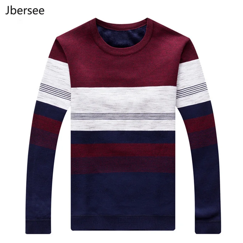 Fashion Brand Winter Thick Warm Plus Cashmere Sweater Men Stripe Slim Fit Winter Pullover Men High-quality Knitted Sweater
Fashion Brand Winter Thick Warm Plus Cashmere Sweater Men Stripe Slim Fit Winter Pullover Men High-quality Knitted Sweater