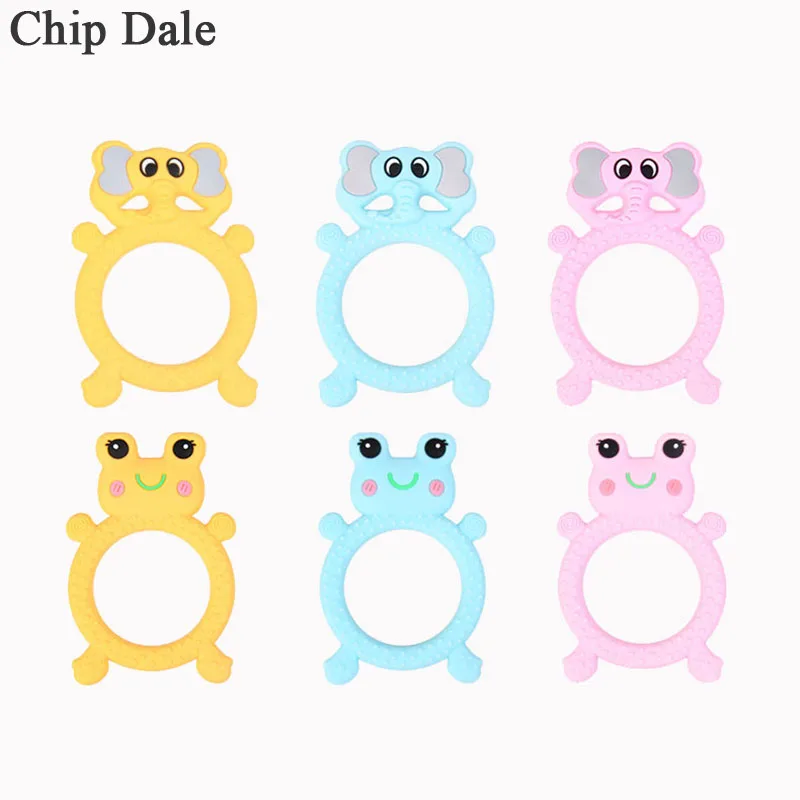 Chip Dale 1Pcs Animal Baby Silicone Teether Frog Elephant Silicone Toy Newborn Safety Biting Rubber Toys Teething Nursing
Chip Dale 1Pcs Animal Baby Silicone Teether Frog Elephant Silicone Toy Newborn Safety Biting Rubber Toys Teething Nursing