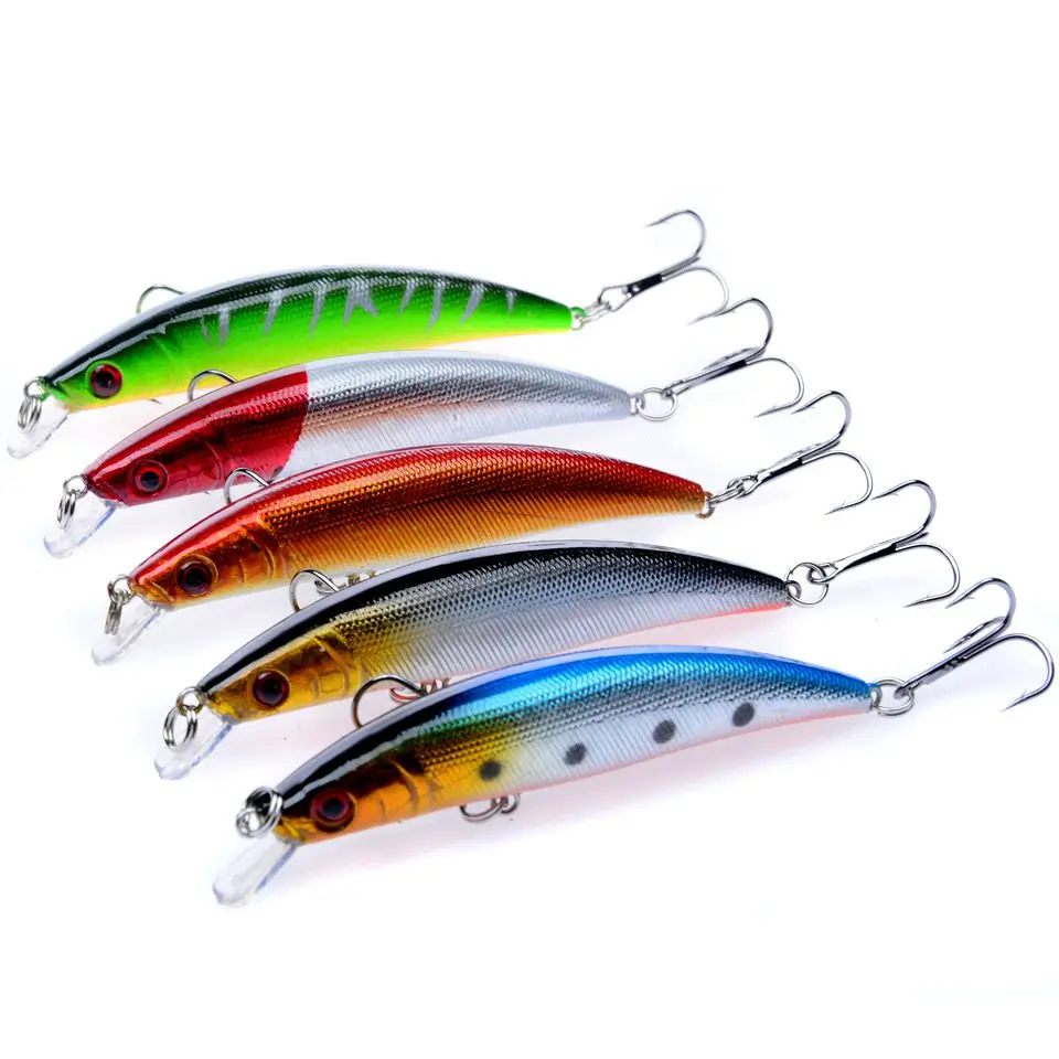 5 Pieces Freshwater Fishing Lures Minnow Crankbaits Iscas Artificiais para Pesca em rio Wobblers Fishing Tackle 80mm 8.5g
5 Pieces Freshwater Fishing Lures Minnow Crankbaits Iscas Artificiais para Pesca em rio Wobblers Fishing Tackle 80mm 8.5g