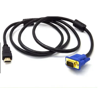 300pcs 1.5M HDMI Male to SVGA VGA M Converter A/V Cable Lead free shipping | Электроника