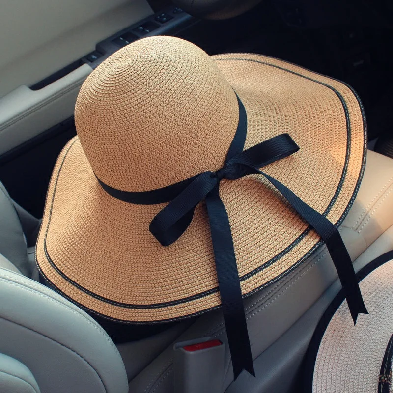 Hat female bow color matching summer sunshade straw hat holiday vacation big beach hat folding sun hat 3MZ25
Hat female bow color matching summer sunshade straw hat holiday vacation big beach hat folding sun hat 3MZ25