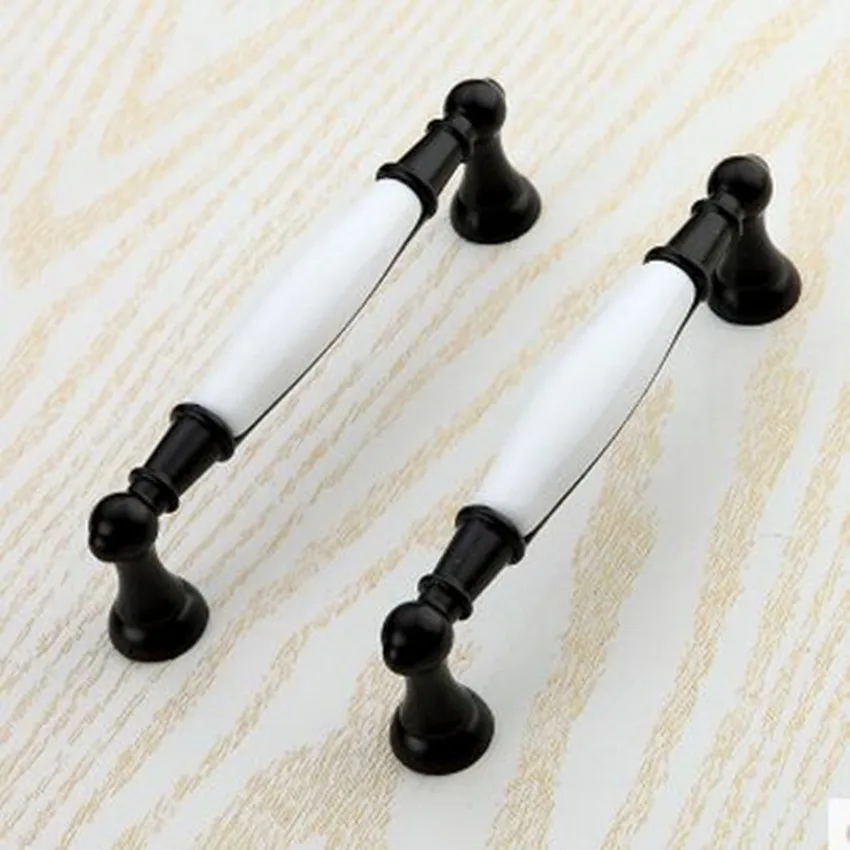 128mm black white modern furniture handles white ceramic kitchen cabinet drawer pulls handles black dresser cupboard door handle
128mm black white modern furniture handles white ceramic kitchen cabinet drawer pulls handles black dresser cupboard door handle