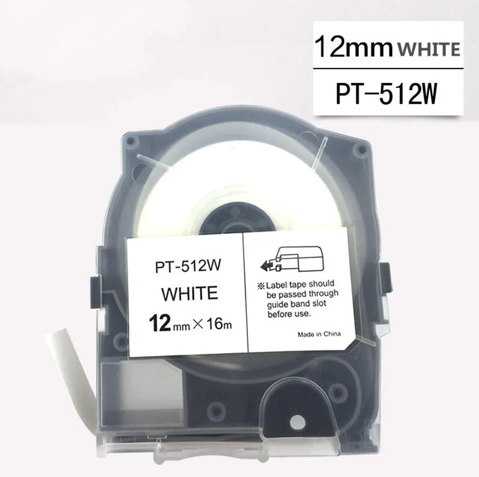 Лента Этикетка кассета PT-512W 12 мм x 16 м для макс. трубки принтер кабель ID принтер электронная маркировочная машина Кабель маркер LM-550A/E
Лента Этикетка кассета PT-512W 12 мм x 16 м для макс. трубки принтер кабель ID принтер электронная маркировочная машина Кабель маркер LM-550A/E