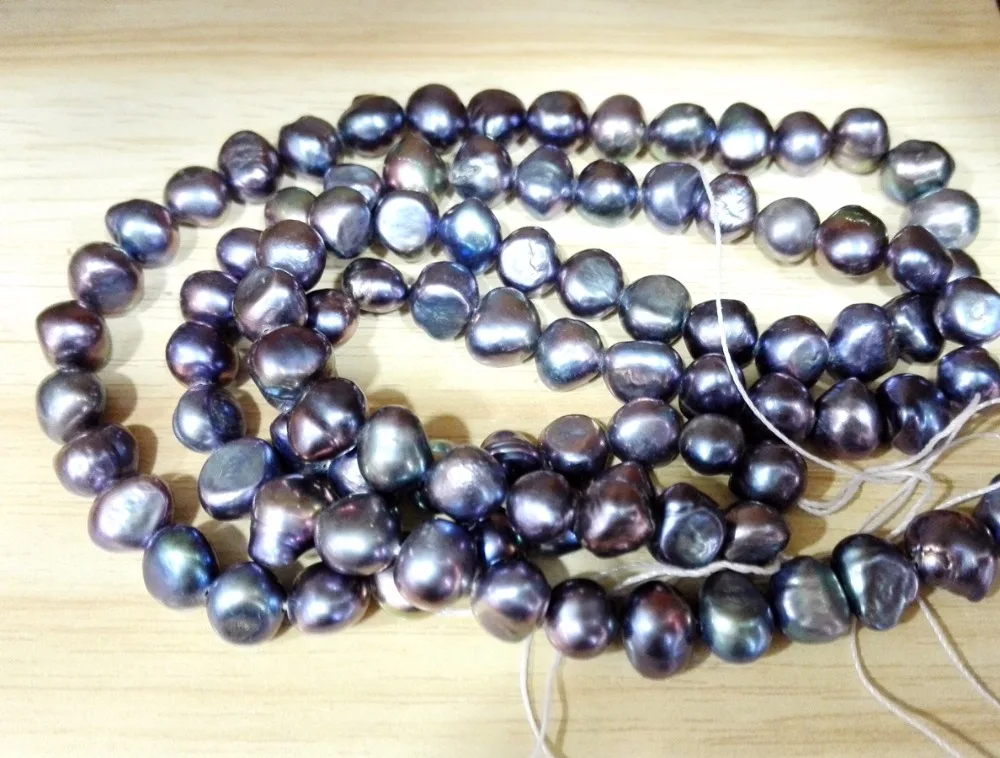 One Strands Real Pearl Bead 8-10mm Deep Blue Colors Pearl Natural Freshwater Pearl loose beads 35cm / 15inch
One Strands Real Pearl Bead 8-10mm Deep Blue Colors Pearl Natural Freshwater Pearl loose beads 35cm / 15inch